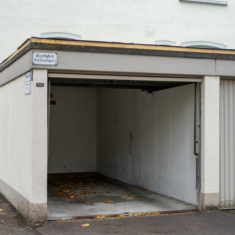 Die Garage der Wohnung