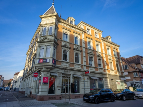 Hausansicht des Wohn- und Geschäftshaus in Göppingen als Kapitalanlage