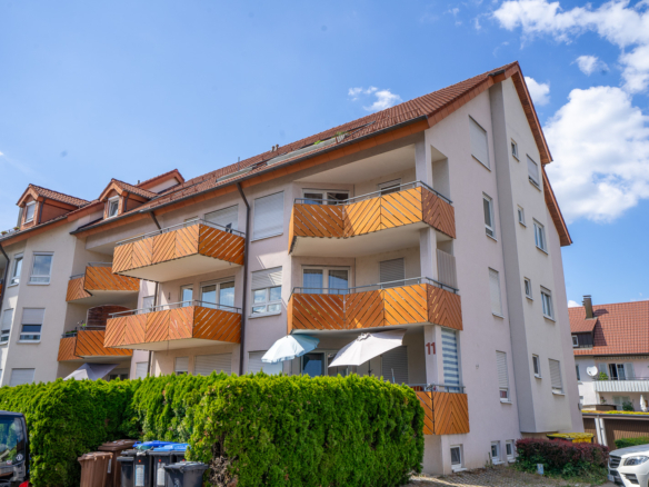 Außenblick einer Wohnung in Schorndorf