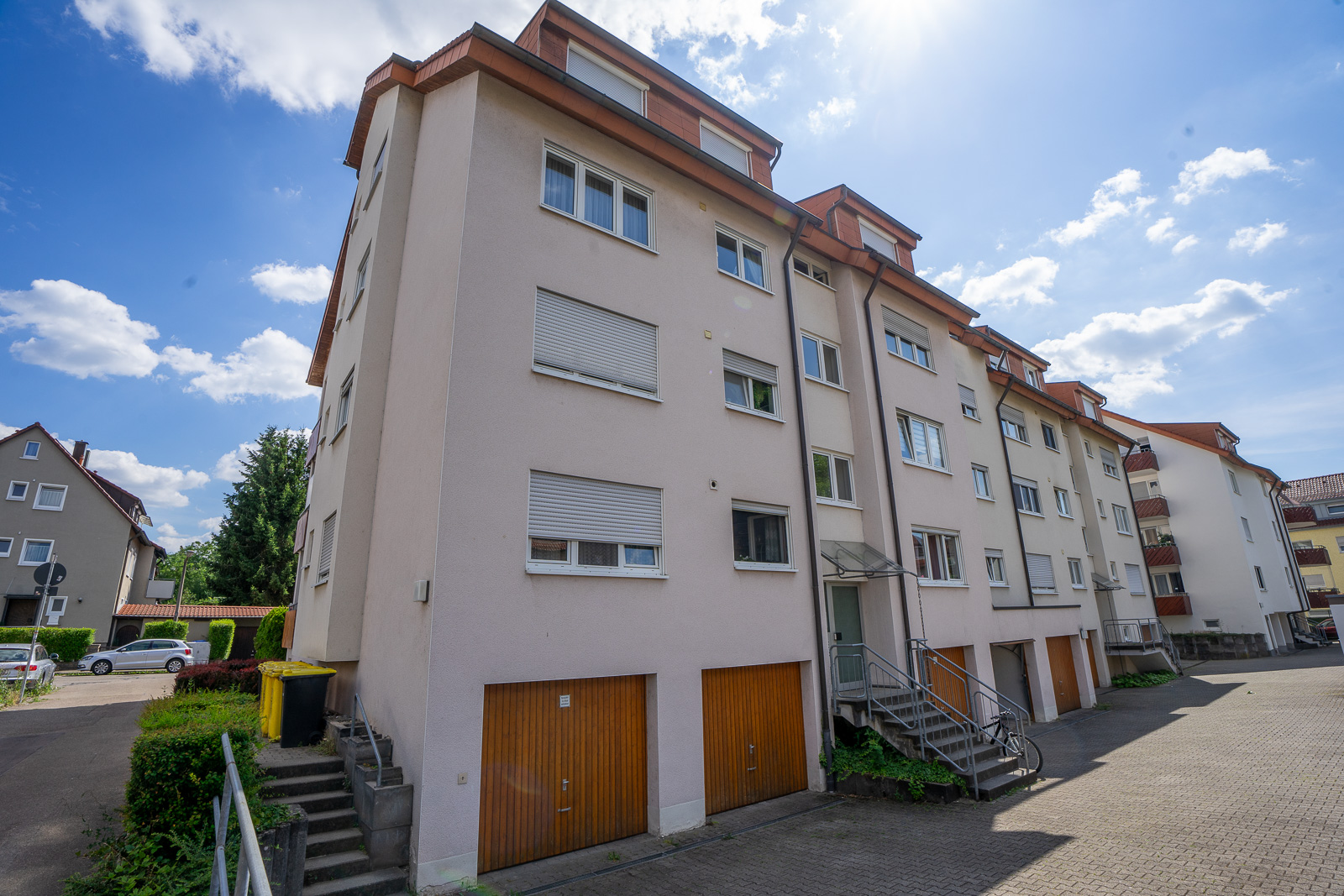 Außenblick einer Wohnung in Schorndorf
