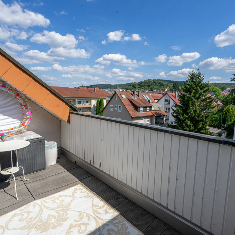 Balkon einer Wohnung in Schorndorf