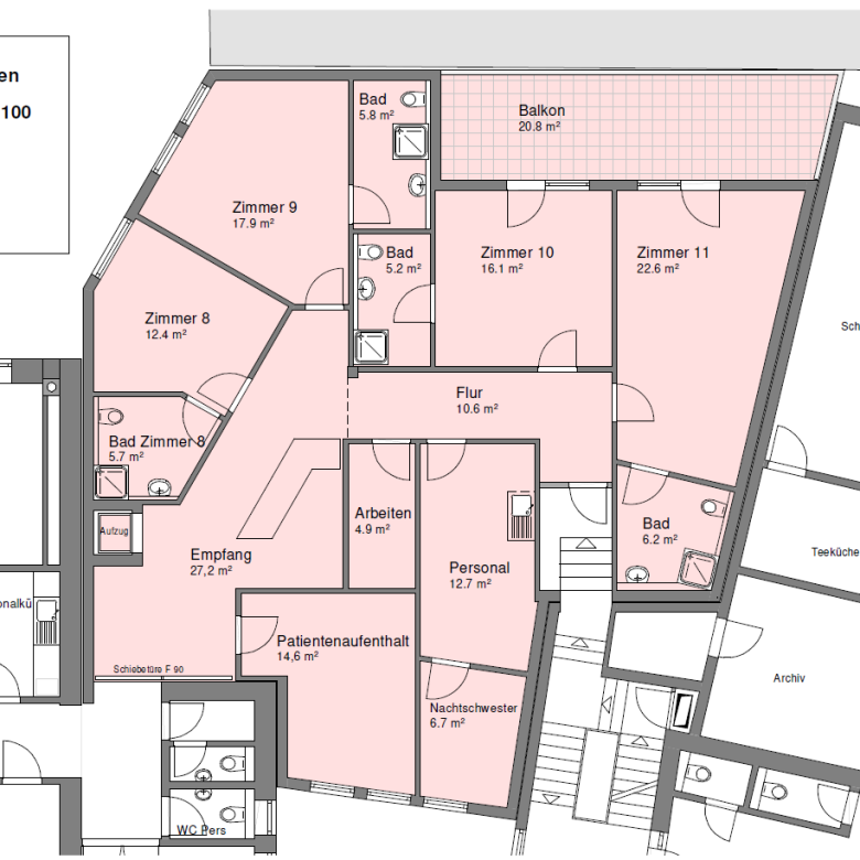 Kellereistraße 4, 73033 Göppingen, Büro, Grundriss 1. OG