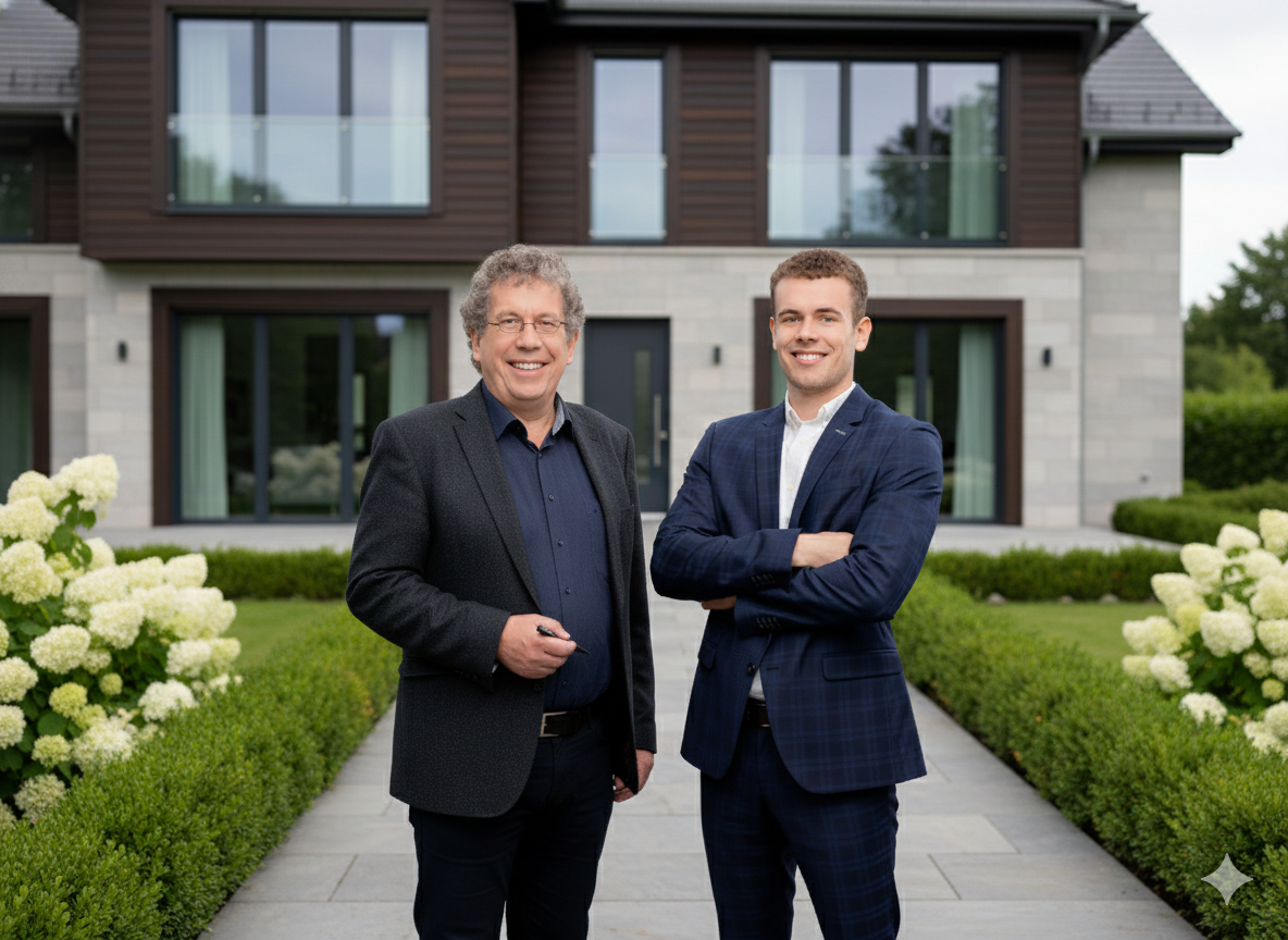 Das Team von Grund & Boden: Marius und Micha Müller - Immobilienmakler in Göppingen